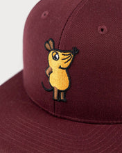 Load image into Gallery viewer, L&amp;L – Maus Smart – &#39;92 Snapback maroon Size: 3-6 YEARS
