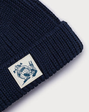 Load image into Gallery viewer, L&amp;L – Astérix Flâner – &#39;30 Docker Beanie navy Size: ONE SIZE
