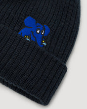 Load image into Gallery viewer, L&amp;L – Elefant Hmm? – &#39;04 Fisherman Beanie navy Size: ONE SIZE
