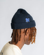 Load image into Gallery viewer, L&amp;L – Elefant Hmm? – &#39;04 Fisherman Beanie navy Size: ONE SIZE
