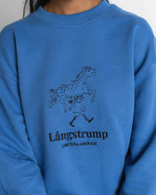 Load image into Gallery viewer, L&amp;L – Långstrump Strong Girl – &#39;96 Box Sweater blue
