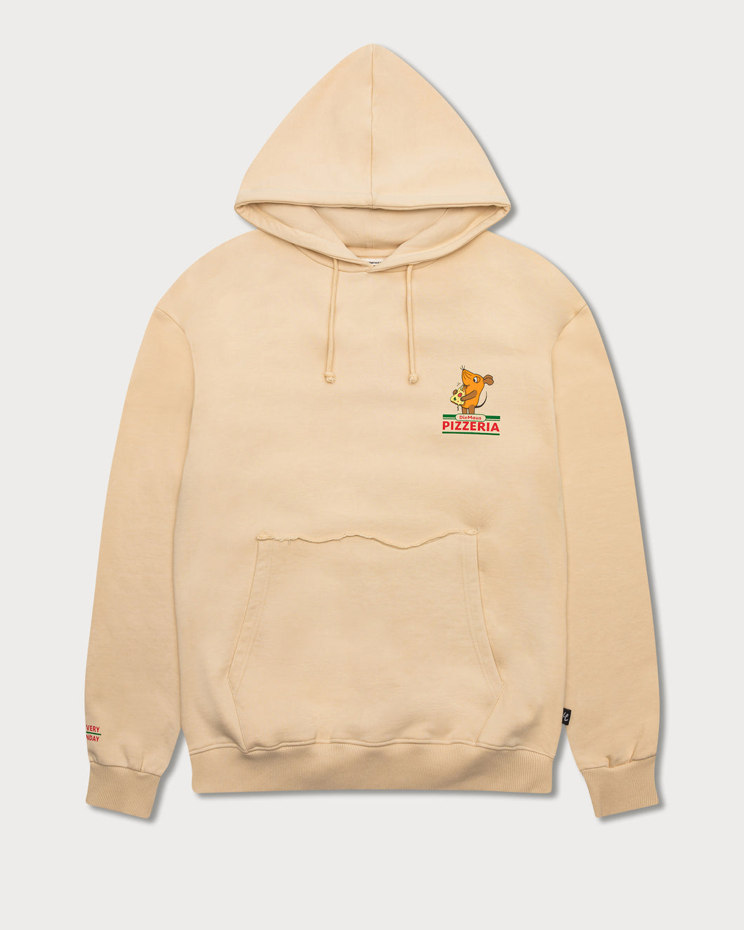 L&L – Maus Pizza – '18 Street Hoodie beige