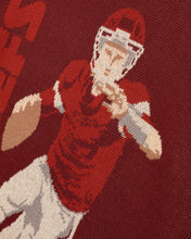 Load image into Gallery viewer, L&amp;L – NFL 23 Series Chiefs Quarterback – ’81 Knit Sweater maroon
