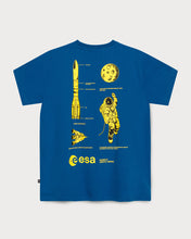 Load image into Gallery viewer, L&amp;L – ESA Infographic – &#39;94 Campus T-Shirt blue
