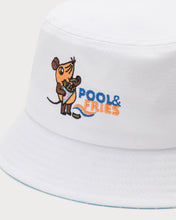 Load image into Gallery viewer, L&amp;L – Maus Pool &amp; Fries - &#39;82 Fan Bucket Hat white
