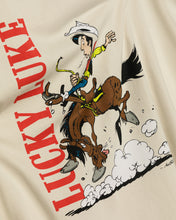 Load image into Gallery viewer, L&amp;L– Lucky Luke Rodeo – &#39;89 Band T-Shirt beige
