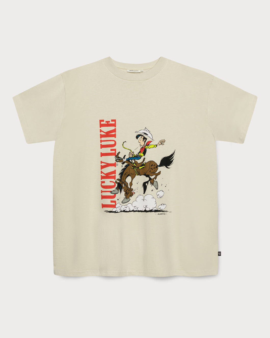 L&L– Lucky Luke Rodeo – '89 Band T-Shirt beige