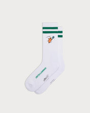 Load image into Gallery viewer, L&amp;L – Maus Tennis – &#39;90 Sport Socks white
