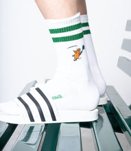 Load image into Gallery viewer, L&amp;L – Maus Tennis – &#39;90 Sport Socks white
