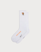 Load image into Gallery viewer, L&amp;L – Maus Pommes – &#39;90 Sport Socks white
