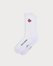 Load image into Gallery viewer, L&amp;L – Maulwurf Melone – &#39;90 Sport Socks white
