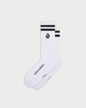 Load image into Gallery viewer, L&amp;L – Maulwurf Oh! – &#39;90 Sport Socks white
