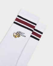 Load image into Gallery viewer, L&amp;L – Astérix Profil – &#39;90 Sport Socks white
