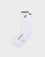 Load image into Gallery viewer, L&amp;L – Idéfix Profil – &#39;90 Sport Socks white
