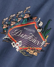 Load image into Gallery viewer, L&amp;L – Lucky Luke Daisy Town – &#39;89 Band T-Shirt navy
