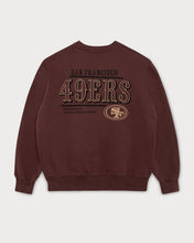 Load image into Gallery viewer, L&amp;L – NFL Classics 49ers – ’96 Box Sweater maroon
