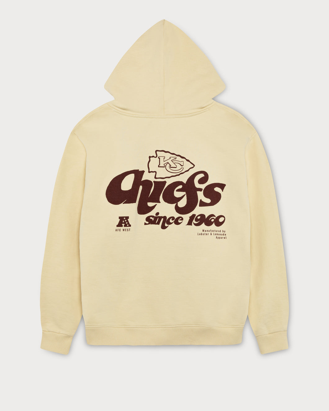 L&L – NFL Classics Chiefs – '76 Boxer Hoodie cream