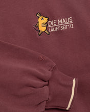 Load image into Gallery viewer, L&amp;L – Maus Läuft – &#39;96 Box Sweater maroon
