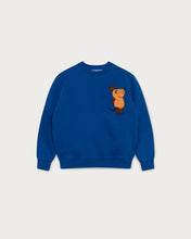 Load image into Gallery viewer, L&amp;L – Maus Smart – ’86 Crew Sweater Kids blue
