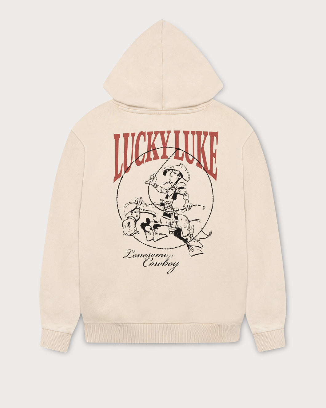 L&L – Lucky Luke Lonesome – '76 Boxer Hoodie cream