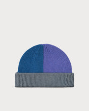 Load image into Gallery viewer, L&amp;L – Maus Summit – &#39;30 Docker Beanie gray/purple/blue
