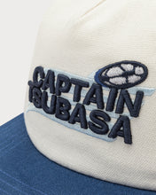 Load image into Gallery viewer, L&amp;L – Captain Tsubasa Stance – &#39;15 Merch Cap white/blue
