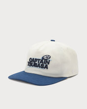 Load image into Gallery viewer, L&amp;L – Captain Tsubasa Stance – &#39;15 Merch Cap white/blue
