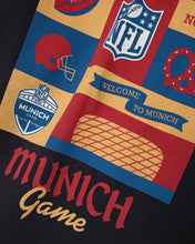 Load image into Gallery viewer, L&amp;L – NFL MUC Game Poster – &#39;94 Campus T-Shirt black
