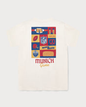 Load image into Gallery viewer, L&amp;L – NFL MUC Game Poster – &#39;94 Campus T-Shirt beige
