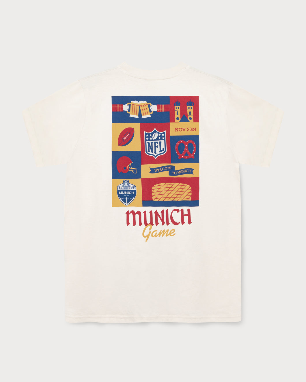 L&L – NFL MUC Game Poster – '94 Campus T-Shirt beige