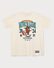 Load image into Gallery viewer, L&amp;L – NFL MUC Game Football – ’89 Band T-Shirt cream
