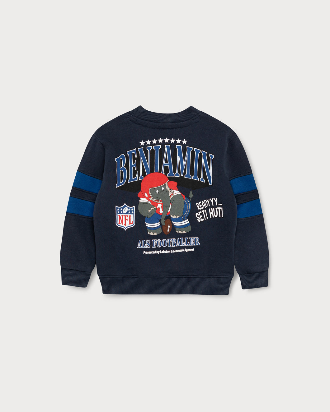 L&L – NFL Benjamin als Footballer – ’96 Box Sweater KIDS navy