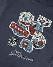 Load image into Gallery viewer, L&amp;L – NFL Core – &#39;76 Boxer Hoodie navy
