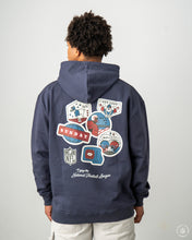 Load image into Gallery viewer, L&amp;L – NFL Core – &#39;76 Boxer Hoodie navy
