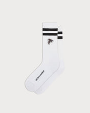 Load image into Gallery viewer, L&amp;L – NFL Classics Falcons Stripes – ’90 Sport Socks white
