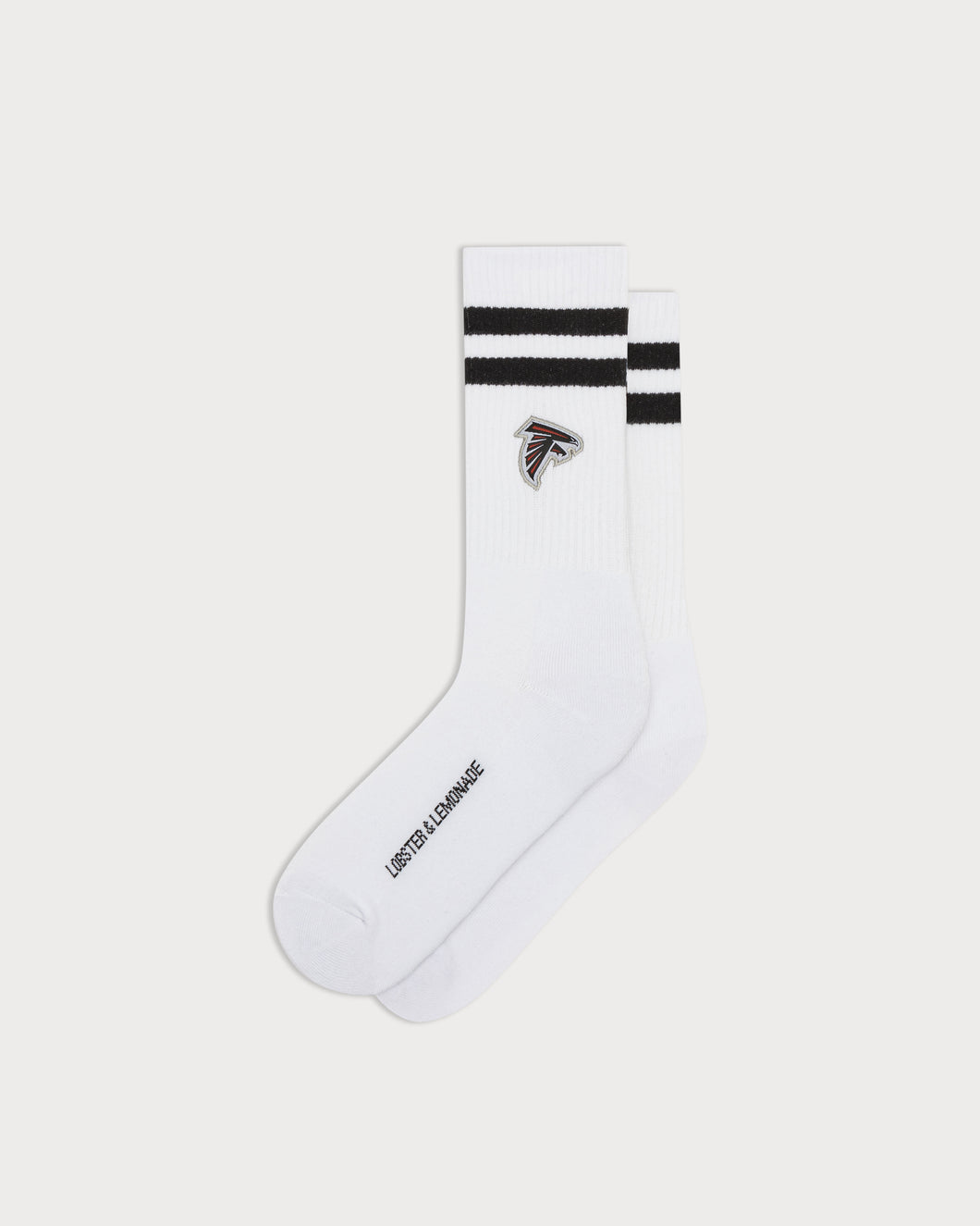 L&L – NFL Classics Falcons Stripes – ’90 Sport Socks white