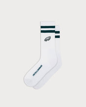 Load image into Gallery viewer, L&amp;L – NFL Classics Eagles Stripes – ’90 Sport Socks white
