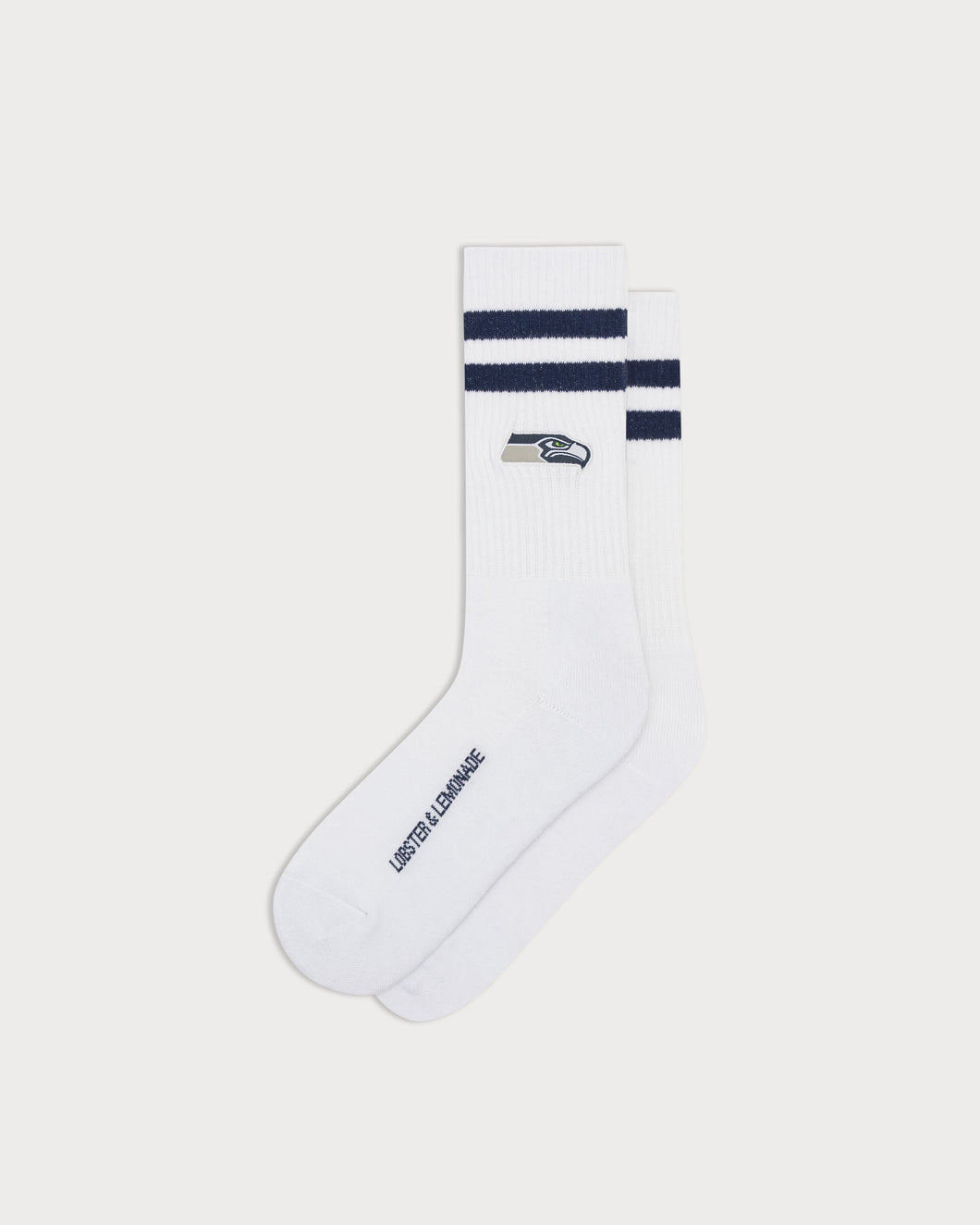 L&L – NFL Classics Seahawks Stripes – ’90 Sport Socks white