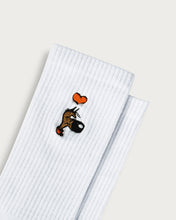 Load image into Gallery viewer, L&amp;L – Lucky Luke Love Hate – 2-Pack Socks white
