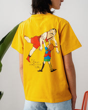 Lade das Bild in den Galerie-Viewer, L&amp;L – Långstrump Strongest Girl – &#39;89 Band T-Shirt yellow
