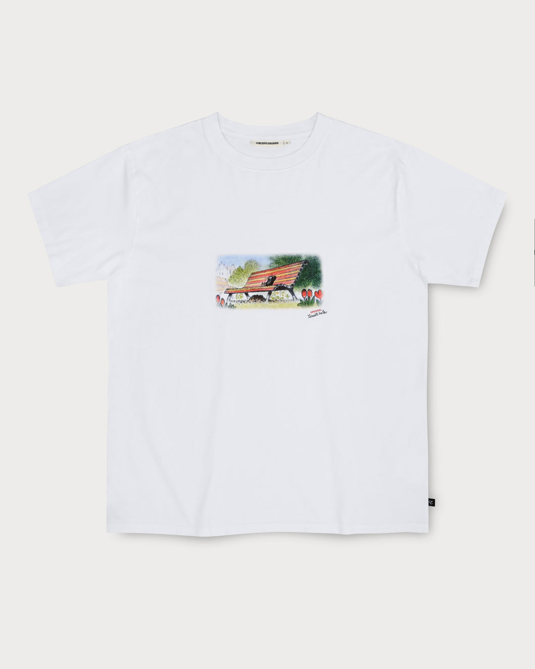 L&L – Maulwurf Parkbank – '89 Band T-Shirt white