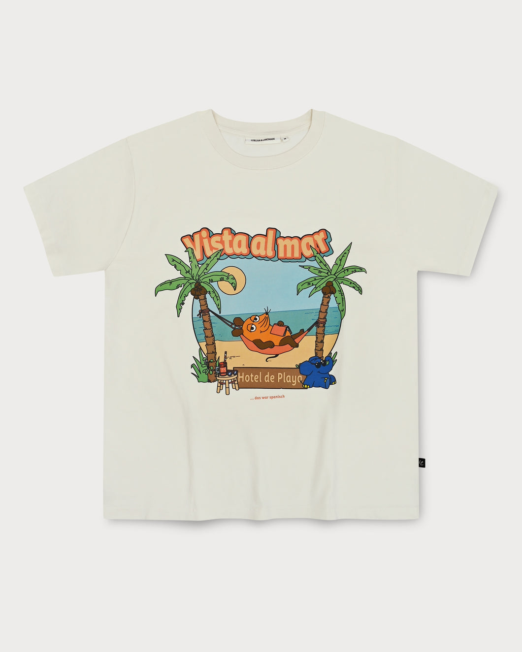 L&L – Maus Vista Al Mar – '89 Band T-Shirt cream
