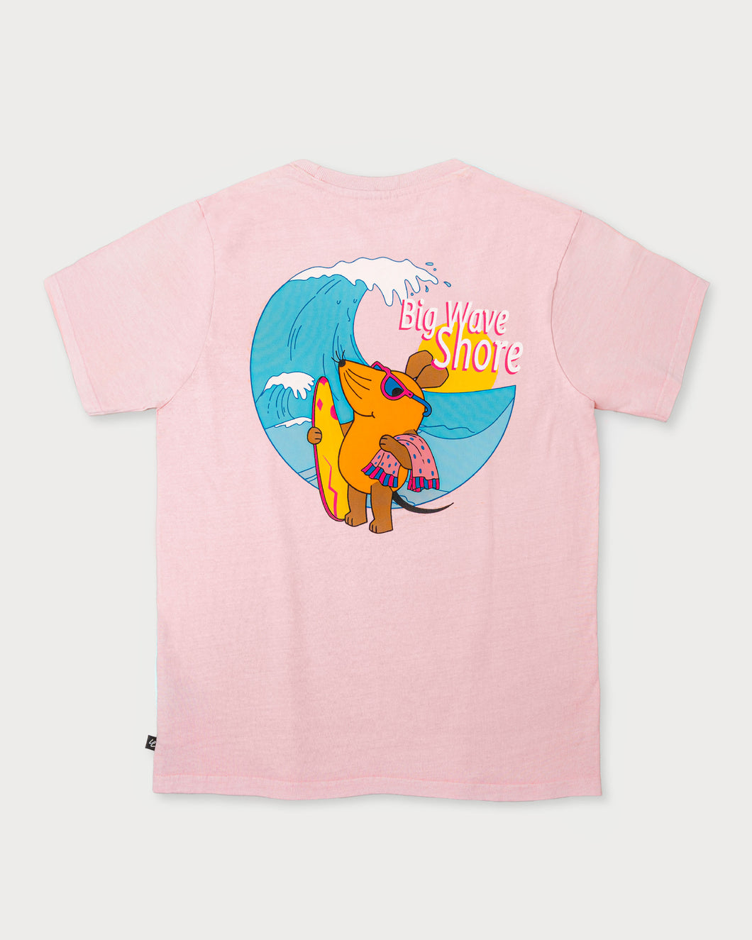 L&L – Maus Big Wave – '94 Campus T-Shirt pink