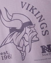 Charger l&#39;image dans la galerie, L&amp;L – NFL Classics Vikings – ’89 Band T-Shirt purple

