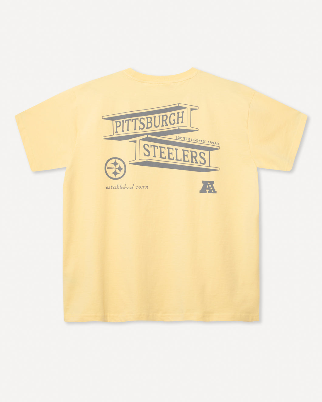 L&L – NFL Classics Steelers – ’89 Band T-Shirt yellow