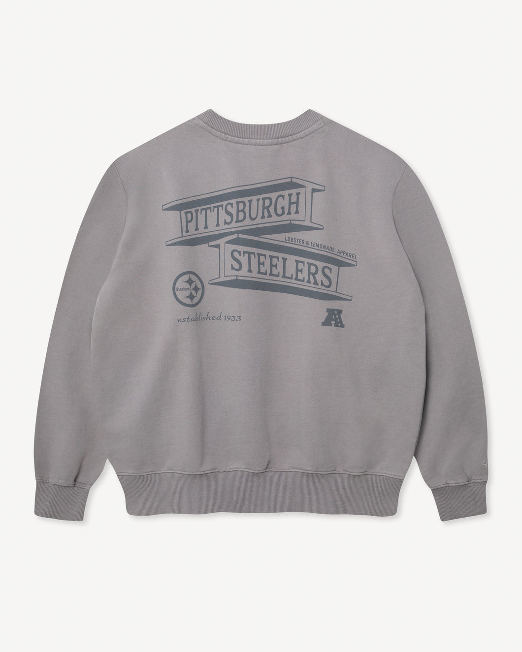 L&L – NFL Classics Steelers – ’96 Box Sweater gray