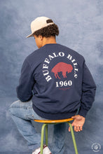 Load image into Gallery viewer, L&amp;L – NFL Classics Bills – ’96 Box Sweater navy
