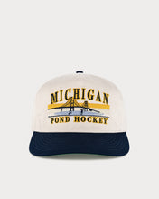 Load image into Gallery viewer, TPG – Celly Hockey Michigan Pond Hockey – Snapback cream/navy
