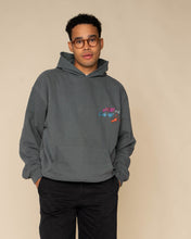 Load image into Gallery viewer, L&amp;L – Lobster and Lemonade Drawing – &#39;18 Street Hoodie gray
