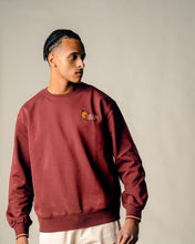 Load image into Gallery viewer, L&amp;L – Maus Läuft – &#39;96 Box Sweater maroon
